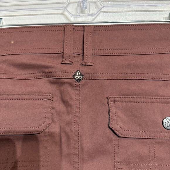 PrAna Thistle Halle Convertible RollUp Hiking Straight Leg Pants Sz 10 - Picture 9 of 13
